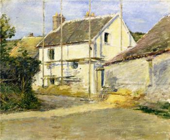 Theodore Robinson : House with Scaffolding
